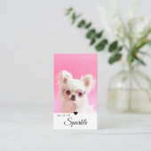 Minimale en moderne Single Photo QR-code Visitekaartje (Staand voorkant)