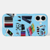 Minimale esthetische Abstracte patroontelefoonhoes Case-Mate iPhone Case (Achterkant (horizontaal))