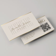 Minimale esthetische Monogram Zand Beige Professio