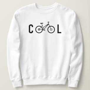 Minimale fiets met fietscyclus voor kool trui