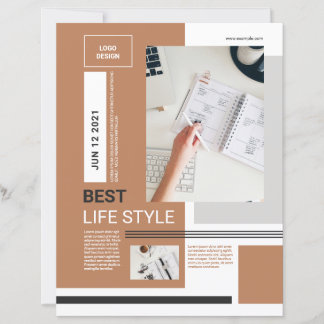 Minimale flyer-Sjabloon | Schoon en modern