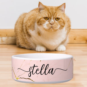 Minimale Food Water Dish Pet Custom Cat Hondennaam Voerbakje