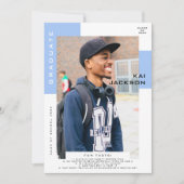 Minimale foto Afstuderen foto's Aankondiging (Voorkant)