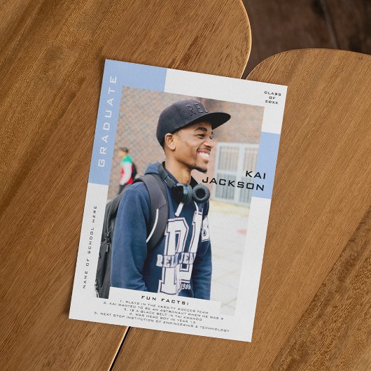 Minimale foto Afstuderen foto's Aankondiging