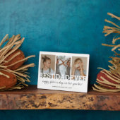 Minimale foto beste vader ooit fotoplaat (Zijkant)