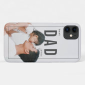 Minimale foto Beste vader ooit Vaderdag Case-Mate iPhone Case (Achterkant (horizontaal))