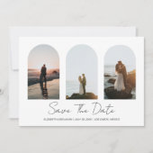 Minimale foto-inkeping Lijst opslaan datum Save The Date (Voorkant)