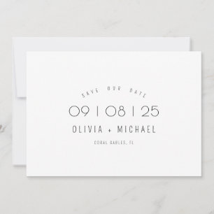 Minimale foto van Elegant Save The Date