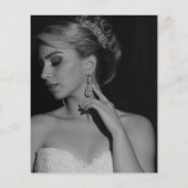 Minimale fotobudgetbridale uitnodiging voor Brunch Flyer (Achterkant)