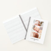 Minimale fotocollage - Aangepaste naam Notitieboek (Binnen)