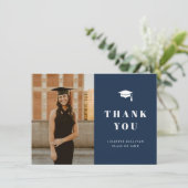 Minimale fotograafpartij bedankkaart (Staand voorkant)