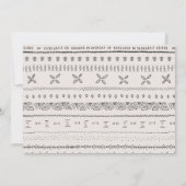 Minimale fotokaarten voor feestdagen (Achterkant)