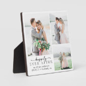 Minimale fotokalligrafie bruiloft fotoplaat (Voorkant)