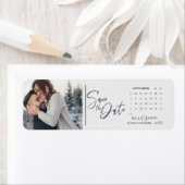 Minimale foto's met een peuldatum opslaan etiket (Insitu)