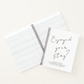 Minimale gastfeedback notitieboek (Binnen)