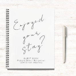 Minimale gastfeedback notitieboek