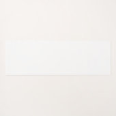 Minimale gele blauwe gradiëntmonogram Naam Yogamat (Achterkant (horizontaal))