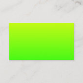 Minimale Gele Groene Gradiënt Visitekaartje (Voorkant)