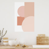 Minimale geometrische balans Abstract Poster (Keuken)