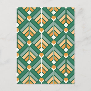 Minimale geometrische feestdagenkaart