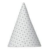 Minimale geometrische feesthoedjes (Rechts)