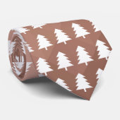 Minimale geometrische roos goudmaasbomen stropdas (Opgerold)