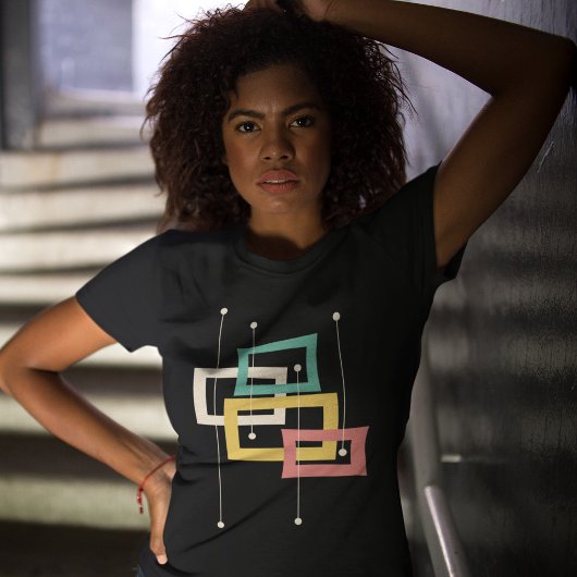 Minimale geometrische t-shirt