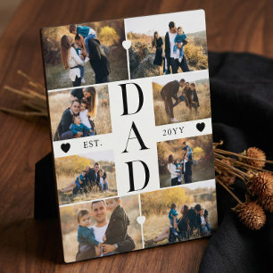 Minimale Geschenk Aller Tijd Beste Papa ooit Aange Fotoplaat
