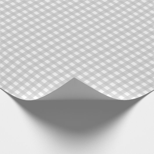 Minimale Gingham check Cadeaupapier (Hoek)