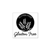 Minimale Gluten Free Wedding Guests Meal Choice Rubberstempel (Afrduk)
