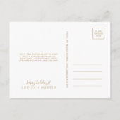 Minimale Gold-certificering en hartelijk dank, Pas Feestdagenkaart (Achterkant)