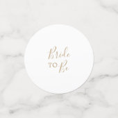 Minimale Gold-Vrijgezellenfeest Tabel Confetti (Kleine voorkant)