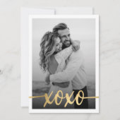 Minimale Gold XOXO Valentijnsdag Foto (Voorkant)