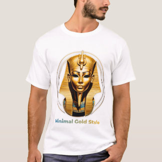Minimale Gouden Thee T-shirt