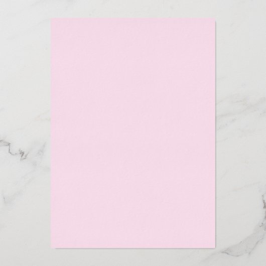 Minimale goudoliefolie met een modern huwelijk folie uitnodiging (Achterkant)