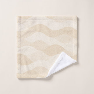 Minimale graanstructuur, zacht, neutraal patroon bad handdoek