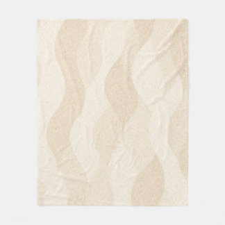 Minimale graanstructuur, zacht, neutraal patroon fleece deken