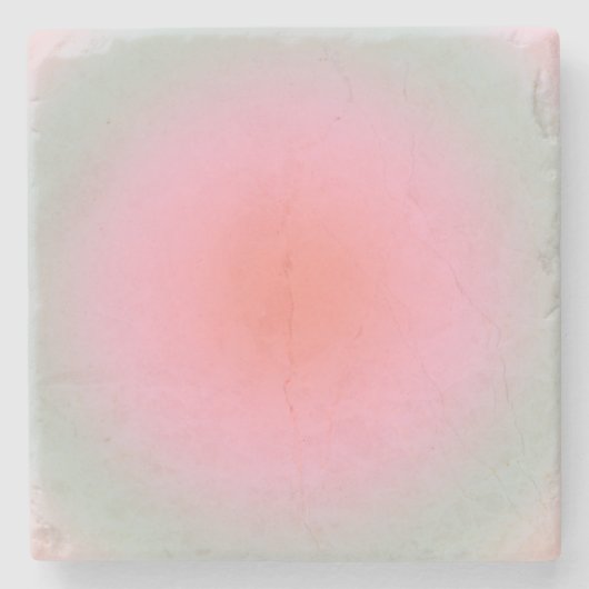 Minimale gradiënt pasta Aura Stenen Onderzetter (Voorkant)