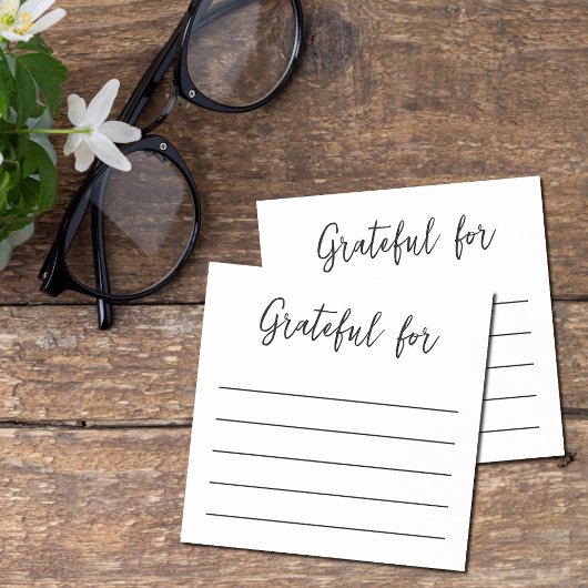 Minimale Gratitude Post-it Opmerking Post-it® Notes