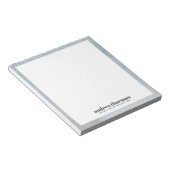 Minimale grens van blauw glas voor pearly Iridesce Notitieblok (Schuin)