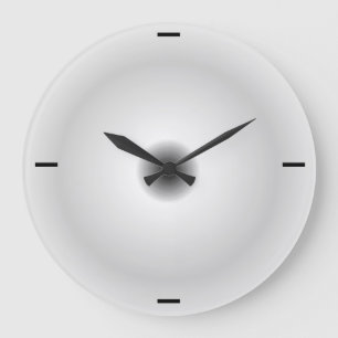 Minimale grijs > Gewoon wandklokken Grote Klok