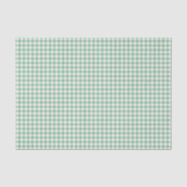 Minimale Groene Tartan Plaid Gingham Kerst Tissuepapier