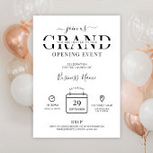 Minimale Grote Opening Bedrijfs Lancering Kaart