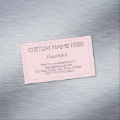 Minimale Haarstylist Magnetisch Visitekaartje (Voorbeeld)