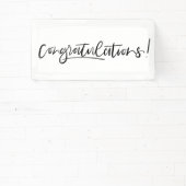 Minimale handgeschreven felicitaties banner (Insitu)