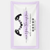 Minimale handpalen en motorfase metafysisch Reiki Spandoek (Verticaal)