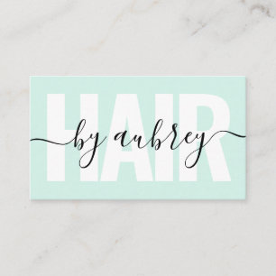 Minimale handschriftelĳke kalligrafie visitekaartje