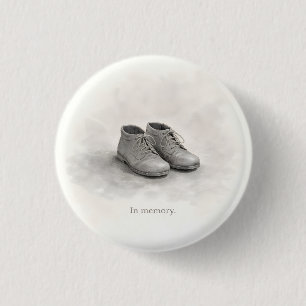 Minimale Herdenking Holocaust Dag  Ronde Button 3,2 Cm