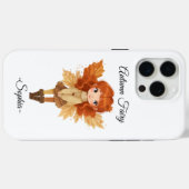 Minimale herfstfee – gepersonaliseerd Case-Mate iPhone case (Achterkant (horizontaal))