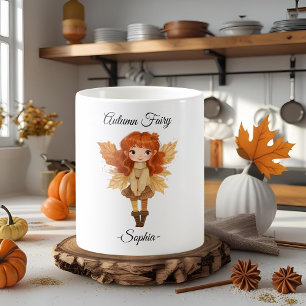 Minimale herfstfee – gepersonaliseerde mok